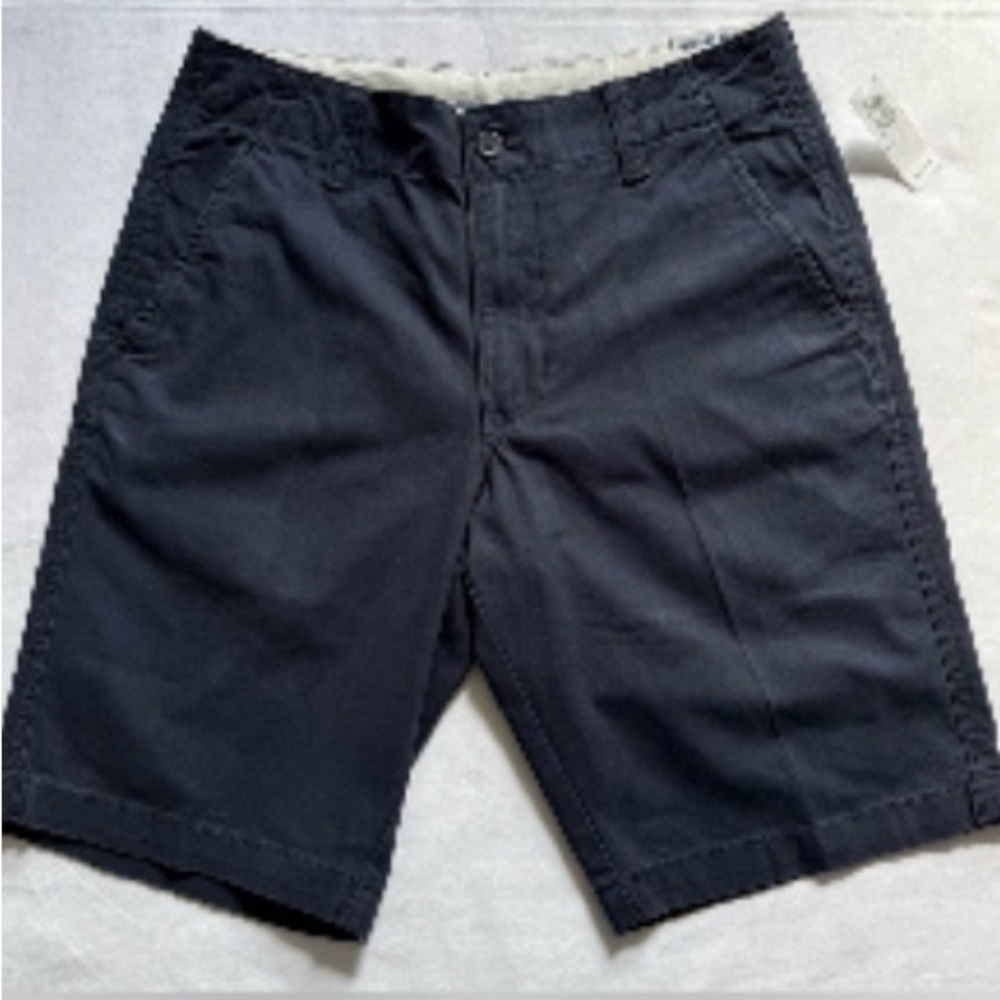 Old Navy Dark Blue Flat Front Shorts